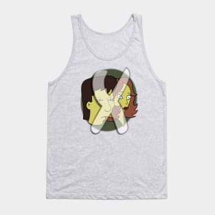 The X Files Mulder and Scully Tank Top